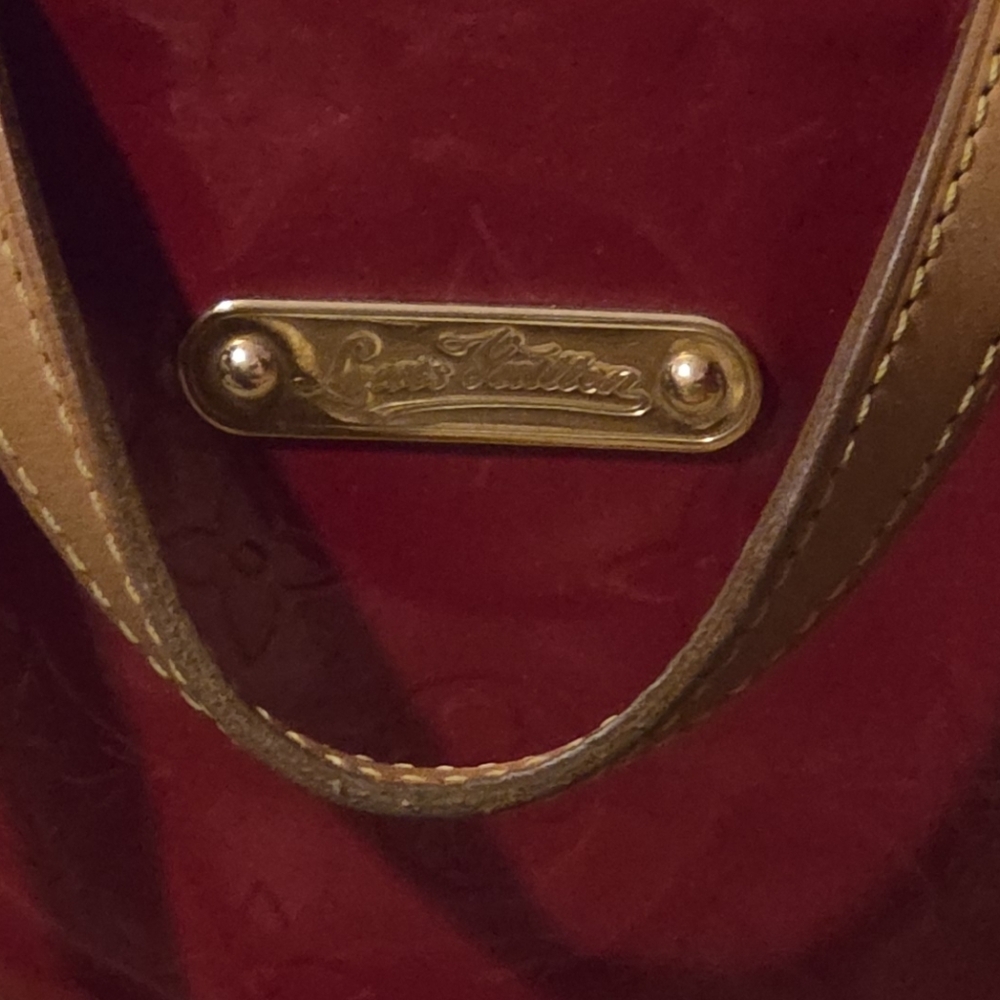 Louis Vuitton Monogram Vernis Bellevue PM handbag/ REHAB - Picture 9 of 9